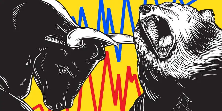 bear and bull market graph